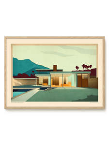 Art Print - A2 - Sander Patelski  - Kaufmann Desert House