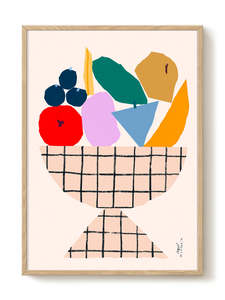 Prints Wall Art: Art Print - A2 - Matías Larraín - Fruit Bowl