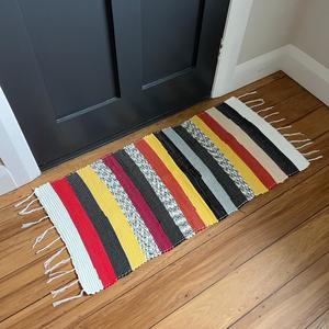 Cotton Floor Mat - Sunshine Stripe