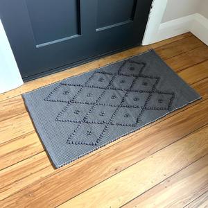 Cotton Floor Mat - Charcoal