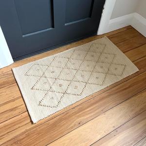 Rugs Mats: Cotton Floor Mat - Latte