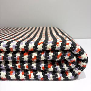 Large Rugs: Large Floor Rug - Black, White & Confetti