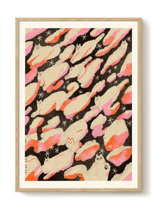 Prints Wall Art: Art Print - A2 - Enikő Eged - Flurry Cat Cloud