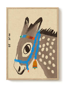 Prints Wall Art: Art Print - A2 - Enikő Eged - Little Donkey