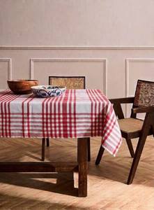 Traditional Check Tablecloth - 3m - Red