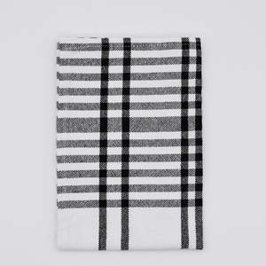 Traditional Check Napkin - Black
