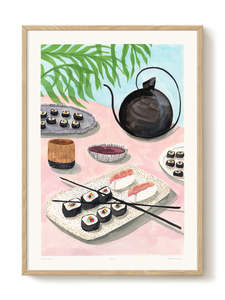 Prints Wall Art: Art Print - A2 - Laura - Sushi