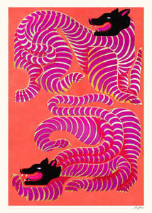 Art Print - A2 -  Carla Petelski - F-Boy in the Club