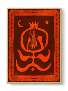 Art Print - A2 - Enikő Eged - Pomegranate Lady