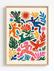 Prints Wall Art: Art Print - A2 - Axis & Hue - Free Radicals