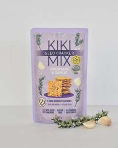 Kiki: Rosemary & Garlic Seed Cracker Mix