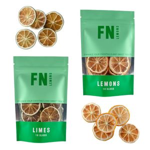 Dried Lemon & Lime Slices | Natural Citrus Garnish