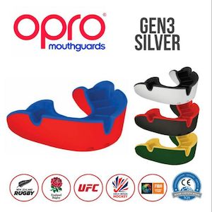 Mouthguards: OPRO SILVER MOUTHGUARD