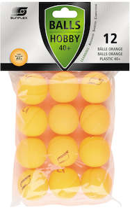Table Tennis: Sunflex Hobby Table Tennis Balls - 12pk
