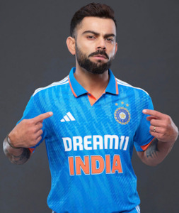 Black Caps Clothing: Adidas India Cricket ODI Shirt