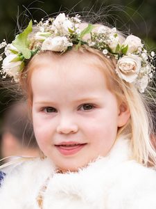 Wedding Flowers: Full Flower Crown