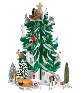 Books Stationery: Advent Calendar Pop & Slot - Christmas Conifer