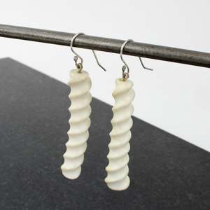 Spiral Antler Earrings