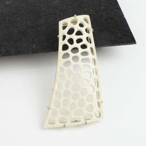 Artist Rachel Lambert: Asymmetric antler brooch