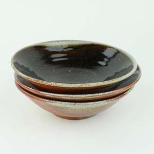 Artist Duncan Shearer: Pasta bowl - temmoku