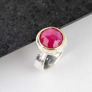 Artist Natalie Salisbury: Ruby Solar Ring