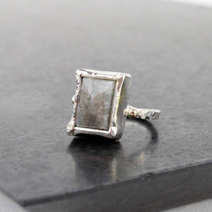 Grey Sapphire Beast Ring