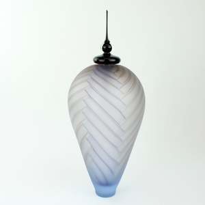 Artist Justin Culina: Nikau Vase with stopper