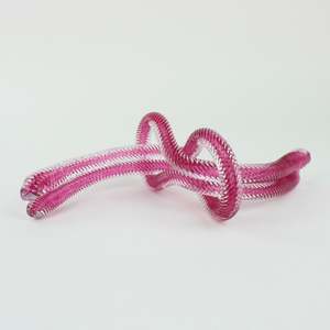 Artist Justin Culina: Glass knot - pink