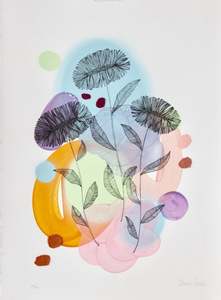 Artist Annie Sandano: New Zealand Mt Cook Daisy No.8