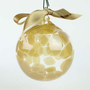 Artist Matt Hall: Bauble - gold