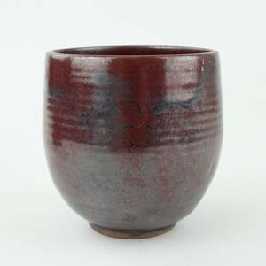 Artist Janeen Page: Taumarunui Iron Red - Wine Tumbler