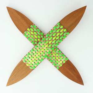 Artist Anna Gedson: Beechwood Putiputi - greens