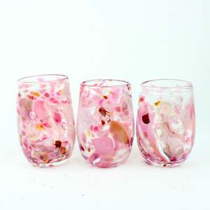 Shard tumbler - pink/red