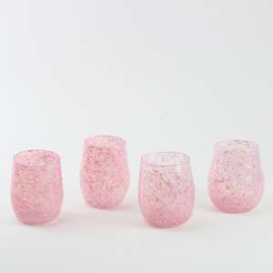Grinter Glass: Pink Tumbler