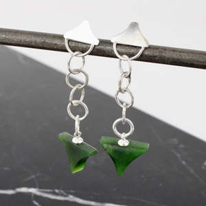 Artist Ana Krakosky: Arrowhead chain earrings