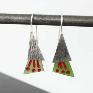 Rata flower earrings