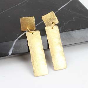 Artist Ilse Marie Erl: Ladder studs - gold