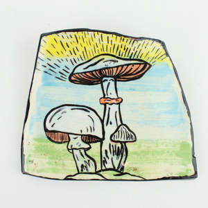 Mushrooms tile