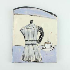 Artist Bernie Winkels: Coffee Pot tile