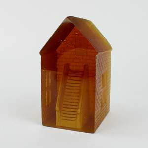 Lorraine Natusch: There's Always Something to Climb House - amber