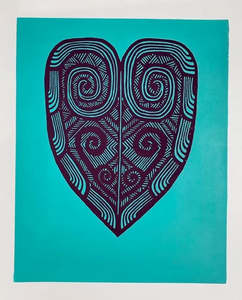 Jessica Scott Petersen: Aroha Nui II - Turquoise