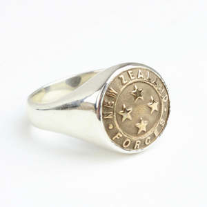 Artist David Beamish: NZ Forces ring