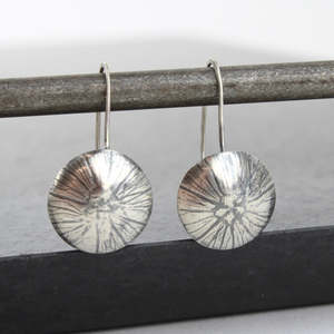 Julie Hoskin Brandt: Cape Gooseberry Textured Earrings