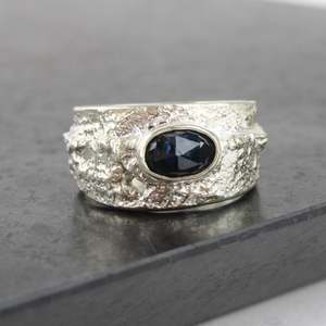Sapphire Tapered Ring