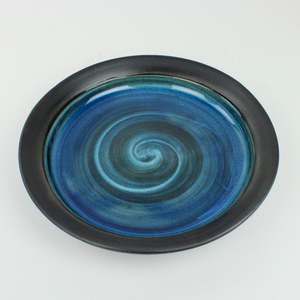 Aimee Mcleod: Large platter - blue III