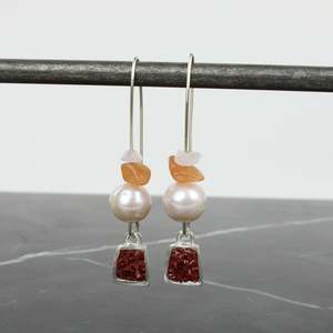 Fruit Bowl: Locket drops - red jasper