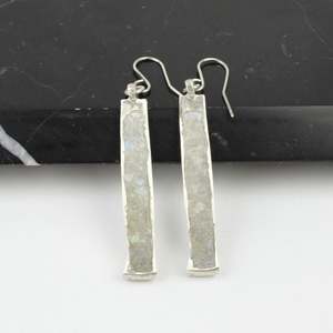 Pendant drops - moonstone