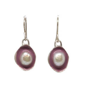 Rockpool earrings - mauve