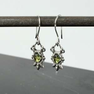 Lucky Charm Cabchon Peridot Hooks