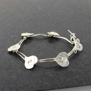 Kawakawa silver bracelet